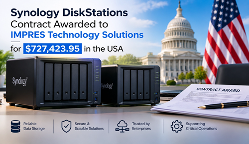 Synology DiskStations Contract Awarded to IMPRES Technology Solutions for $727,423.95 in the USA